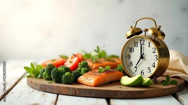 Fototapeta "Vintage Alarm Clocks: Retro Timepieces for Timely Reminders and Business Deadlines"