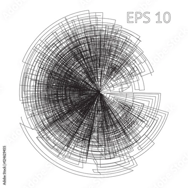 Fototapeta abstract grunge cone