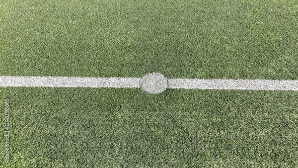 Obraz Fußballfeld Mittelkreis Anstoßpunkt