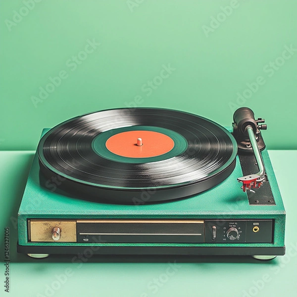 Obraz A Vinyl Record image for Album Cover