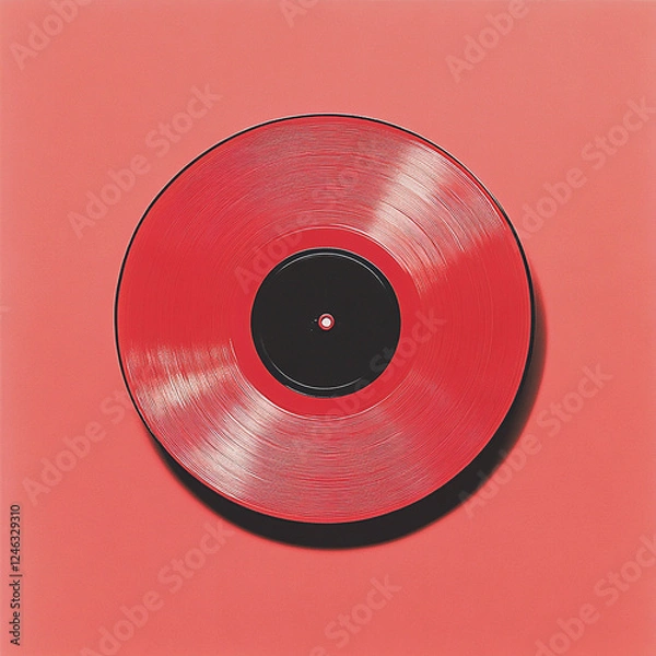 Obraz A Vinyl Record image for Album Cover