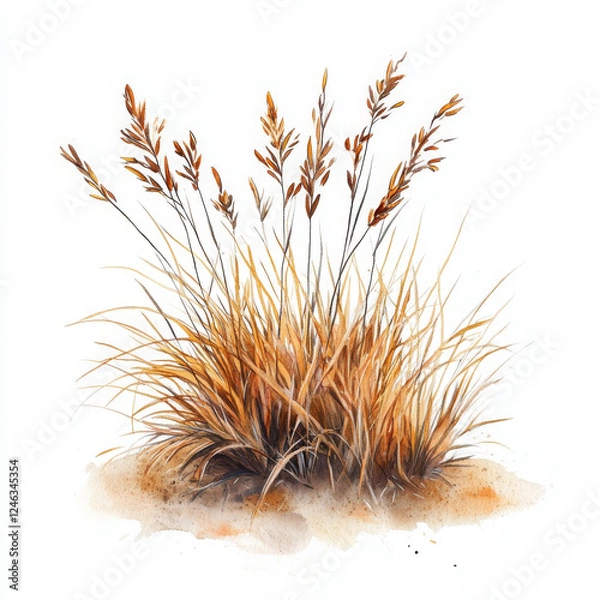 Obraz Illustration painted in realistic boho style gives peaceful calming