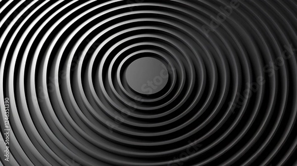 Fototapeta Concentric circles, abstract background, design