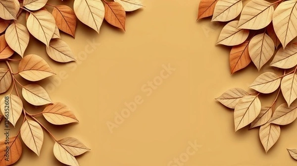 Obraz autumn leaves frame