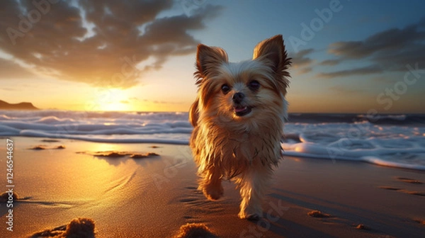 Obraz Doggy Delight at Dusk