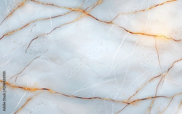 Fototapeta White gold marble texture pattern background with high resolution design for cover book or brochure, poster, wallpaper background or realistic business