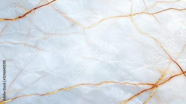 Fototapeta White gold marble texture pattern background with high resolution design for cover book or brochure, poster, wallpaper background or realistic business
