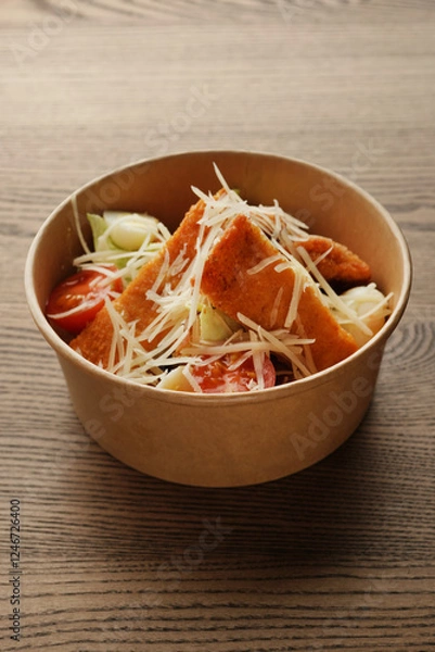 Obraz salad with meat