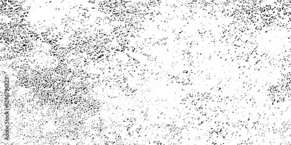 Fototapeta Abstract texture dust old damage dirty grainy and dusty scratches on white background overlay vector textures .