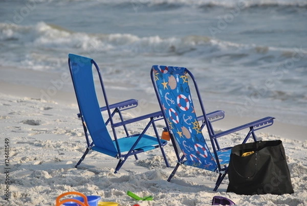 Obraz Beach chairs