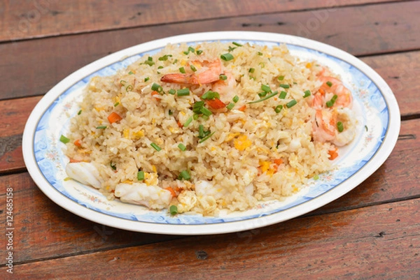 Obraz Seafood fried rice