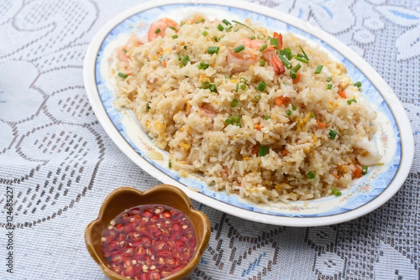 Obraz Seafood fried rice