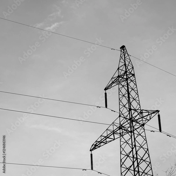 Obraz high voltage tower