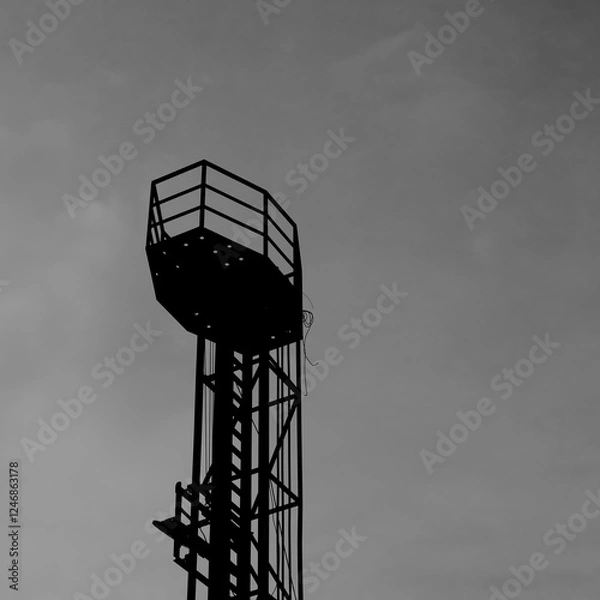 Obraz water tower of the sky