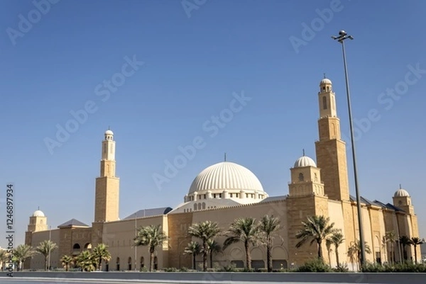 Obraz Al Rajhi Grand Mosque on Eastern Ring Road in RIyadh