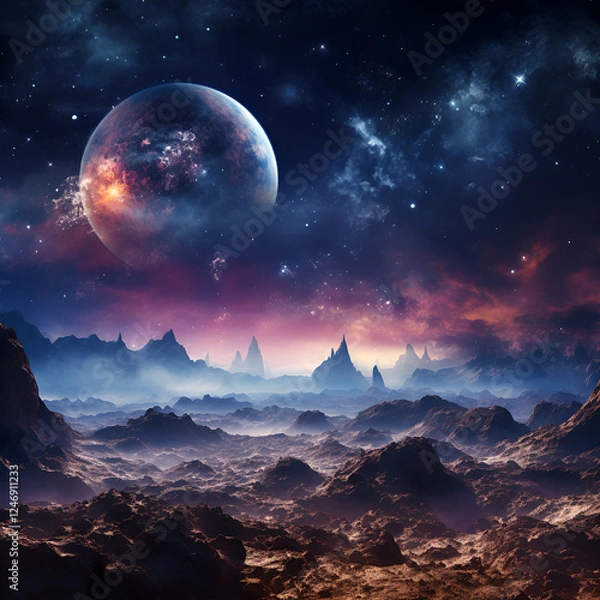 Fototapeta Print space pattern