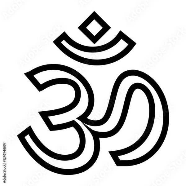 Obraz OM Symbol