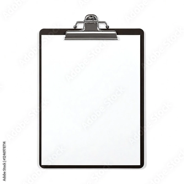 Obraz Blank clipboard on a white background