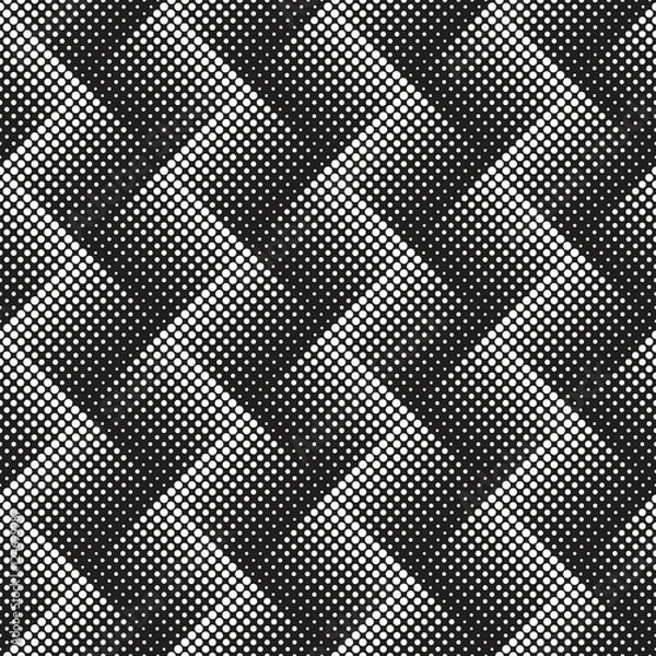 Obraz Abstract background black white halftone