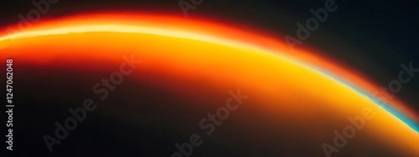 Fototapeta Rainbow, 3D render, flat texture
