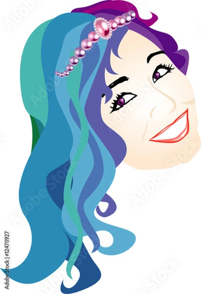 Obraz mermaid princess