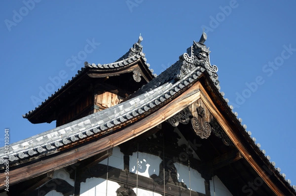 Fototapeta 相国寺　庫裏の屋根　京都市上京区
