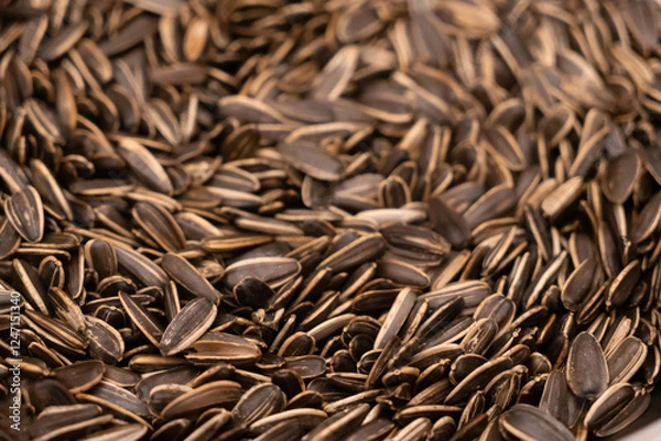 Fototapeta Sunflower Seeds Close-up – Natural Texture and Pattern