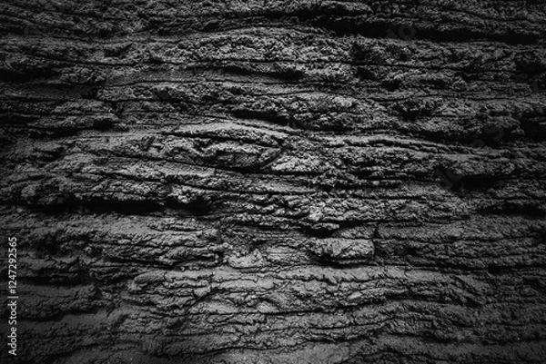 Fototapeta Texture of rough dark concrete surface
