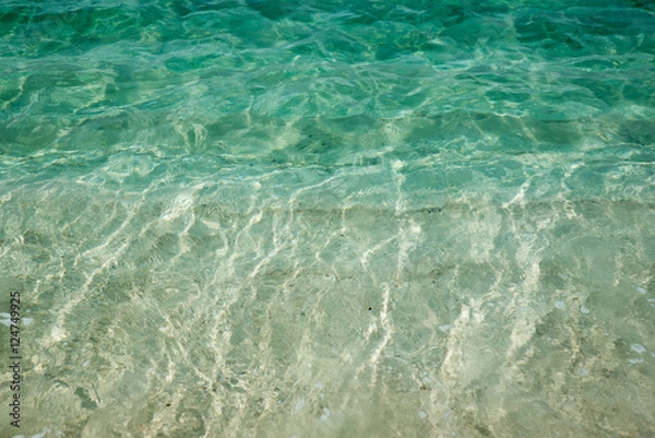 Fototapeta 透明な海