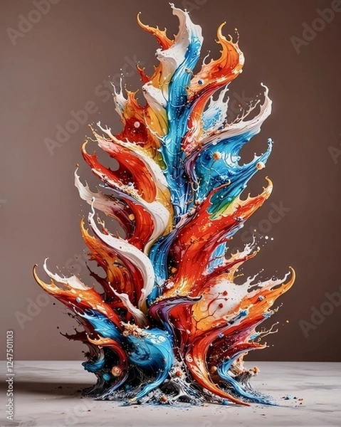 Obraz dragon in fire