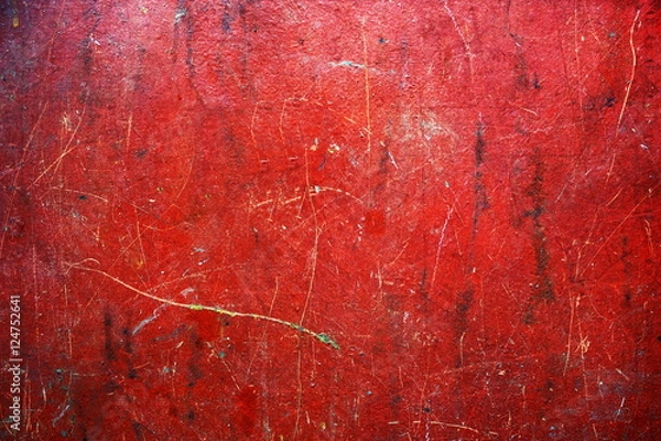 Fototapeta Red metal texture