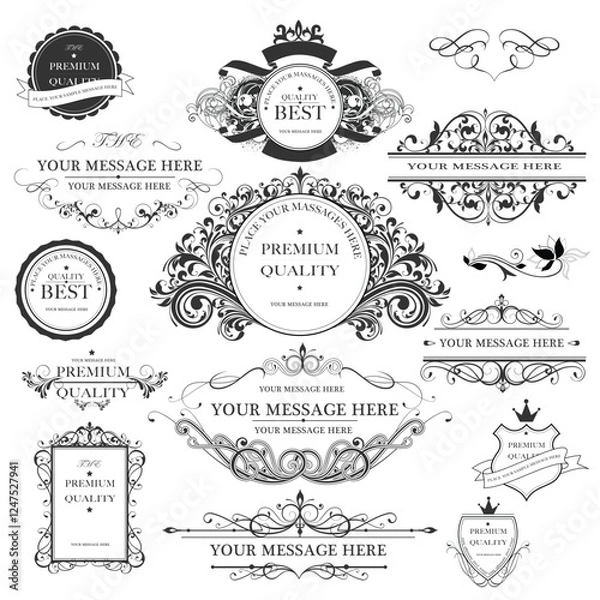 Obraz vintage ornaments