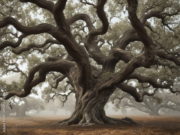 Obraz dead tree in winter