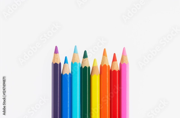 Obraz 色鉛筆でギルバート・ベイカー・プライドフラッグ