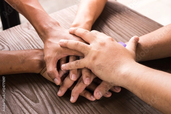 Obraz Hands Together Joining