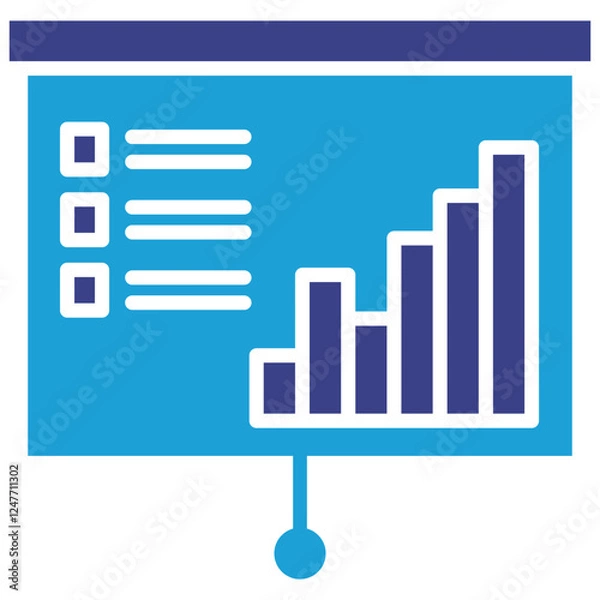 Fototapeta Presentation Icon