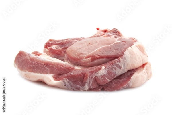 Fototapeta Raw pork
