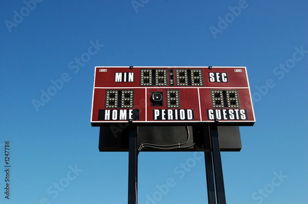 Obraz score board