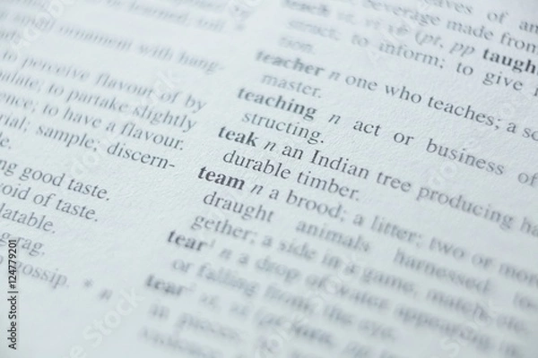 Obraz Close-up of text