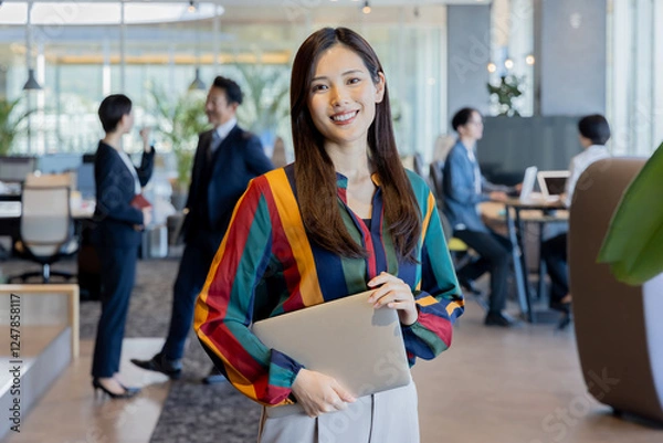 Obraz デザイナーズオフィスで働く人々