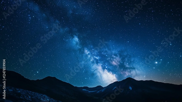 Obraz night sky with stars