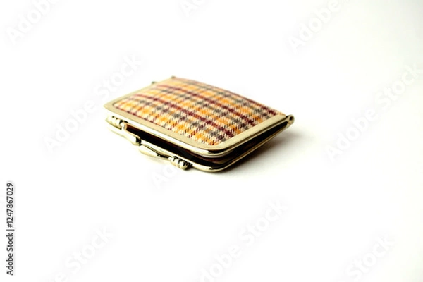 Obraz チェックのがま口