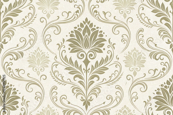 Fototapeta Damask background pattern for your design