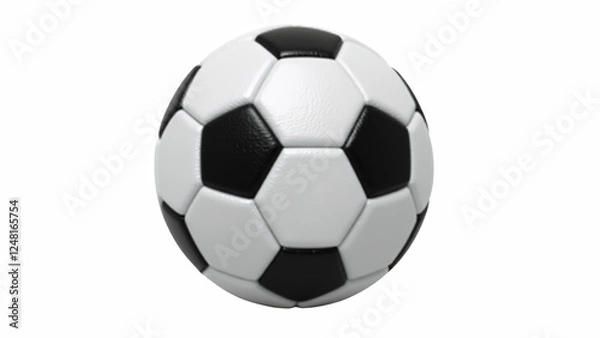 Obraz soccer ball isolated on white