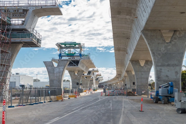 Obraz road under construction