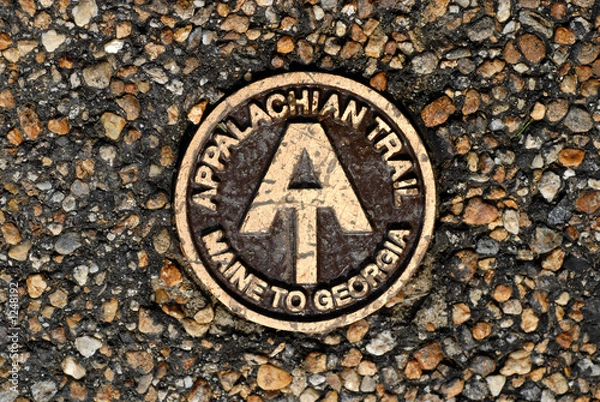 Obraz appalachian trail marker