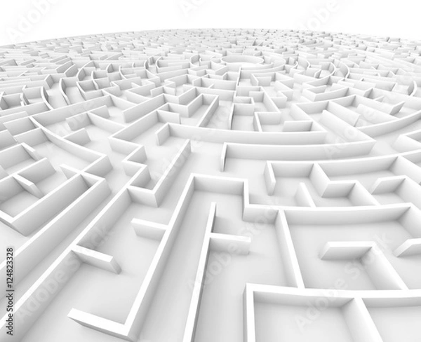 Fototapeta 3d rendering maze
