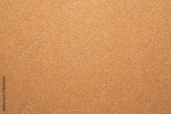Obraz Brown cork board texture. Close up.