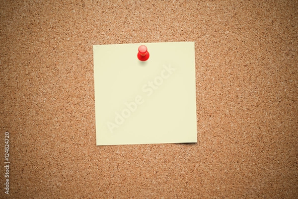 Obraz cork board with blank notes