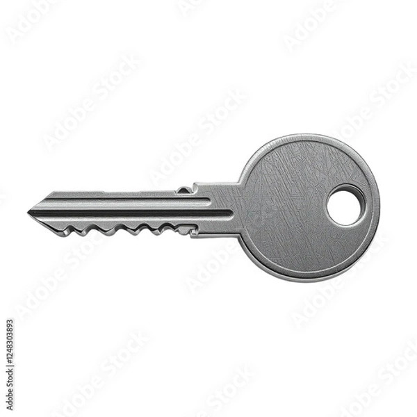 Fototapeta Keys, isolated on white background